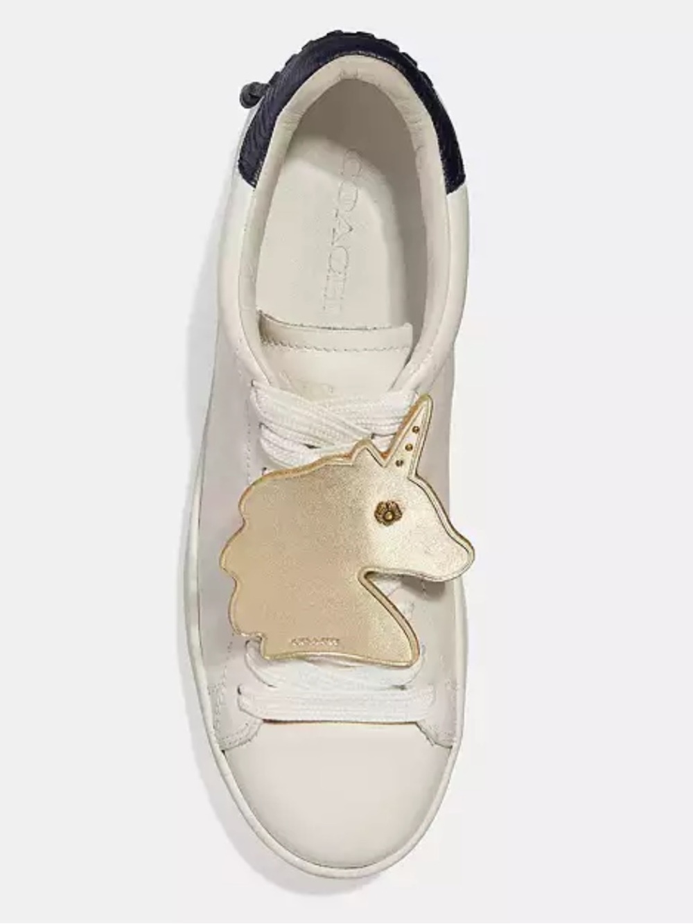 Coach Metallic Unicorn Patch - Gold